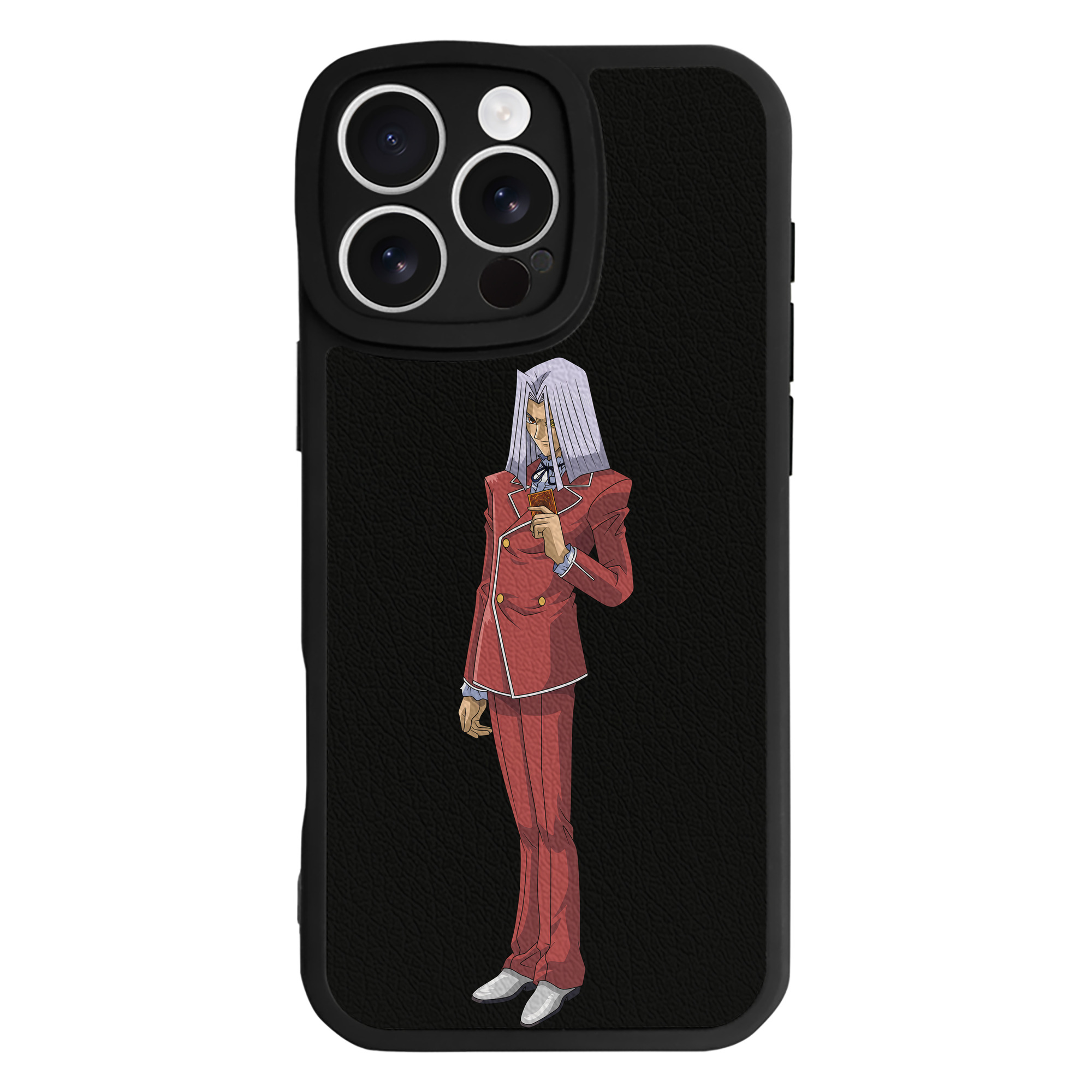 遊☆戯☆王 Yu-Gi-Oh! 【iPhone 16シリーズ対応】シリコンスマホケース（レザー調） 材質：シリコン